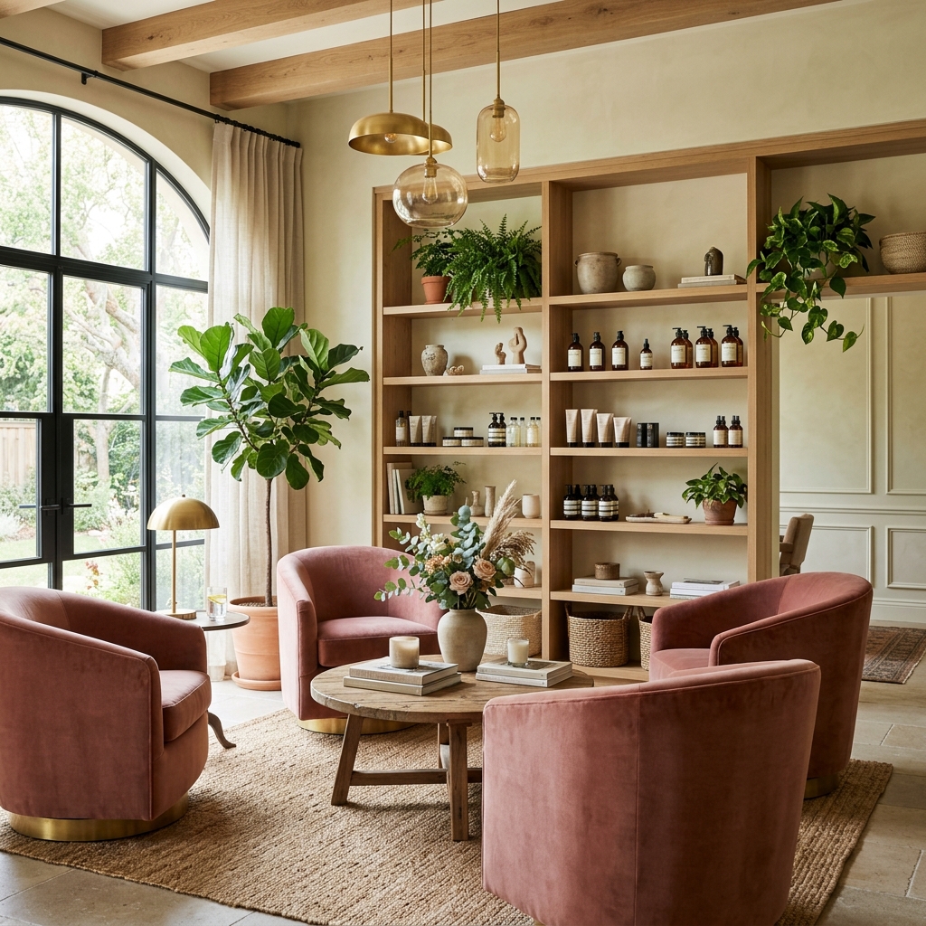 Serene Roots salon interior